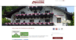 Desktop Screenshot of pension-alpenrose.at